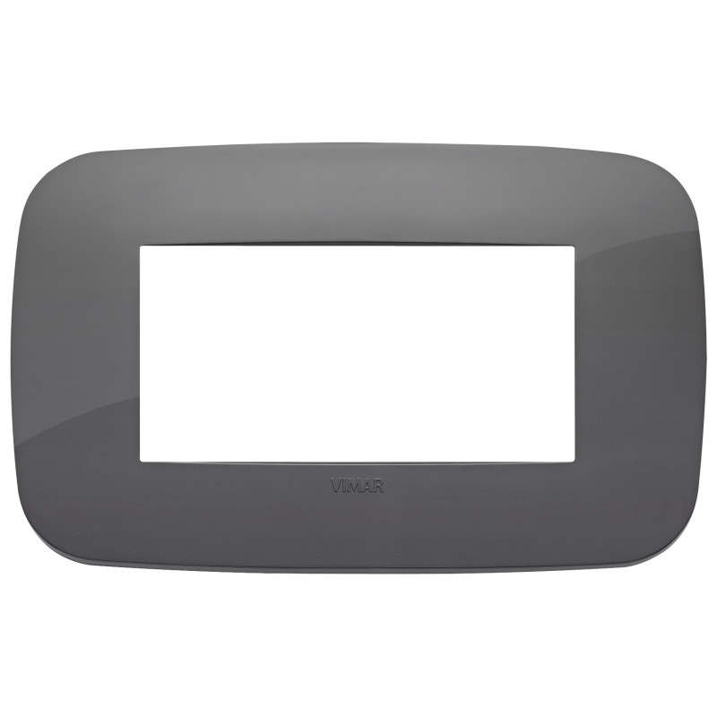 Placca Round 4M grigio - Vimar 19684.82