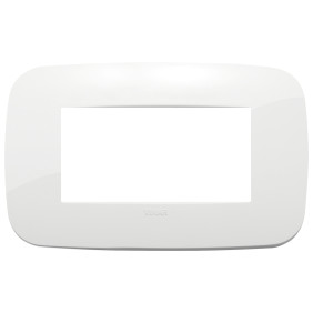 Placca Round 4M bianco - Vimar 19684.84