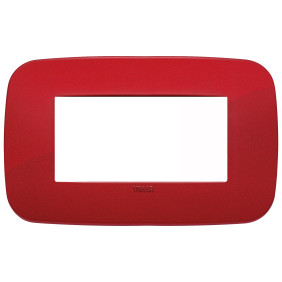 Placca Round 4M rosso - Vimar 19684.85