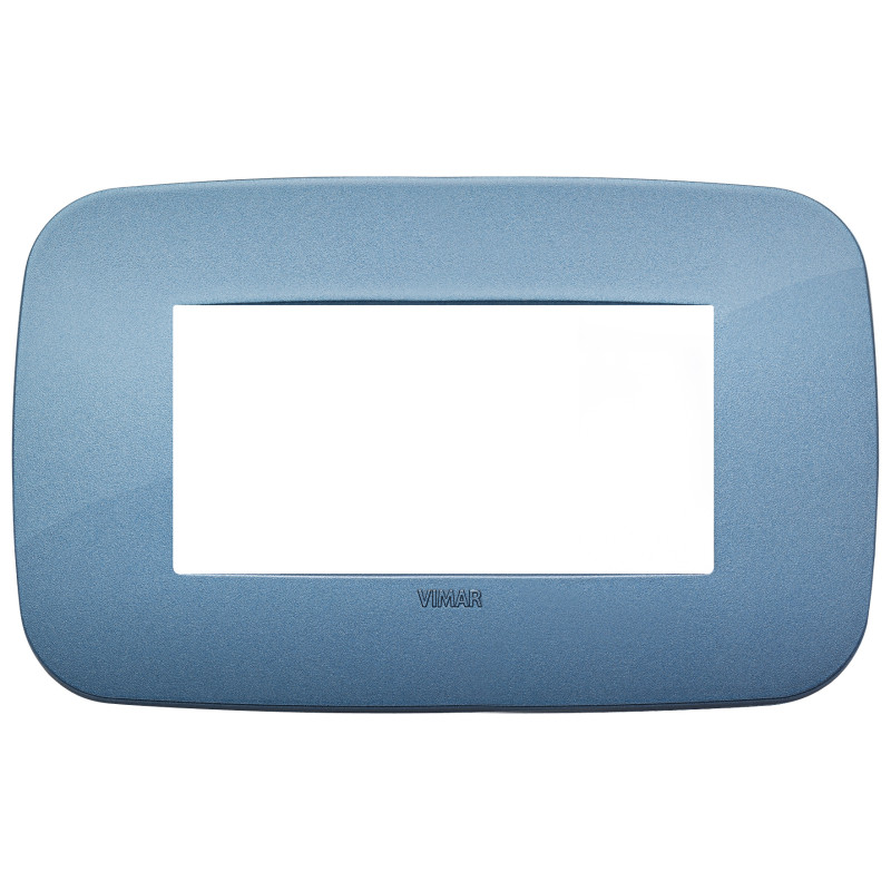 Placca Round 4M blu - Vimar 19684.86