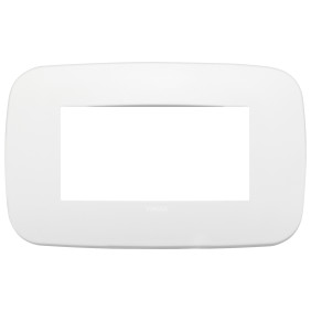 Placca Round 4M polar matt total look - Vimar 19684.B26