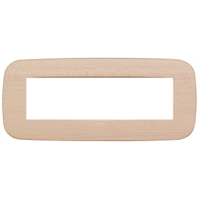 Placca Round 7M acero - Vimar 19687.53