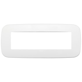 Placca Round 7M polar matt total look - Vimar 19687.B26