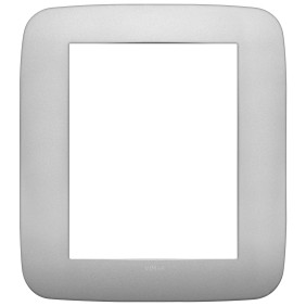 Placca Round 8M argento matt - Vimar 19698.23