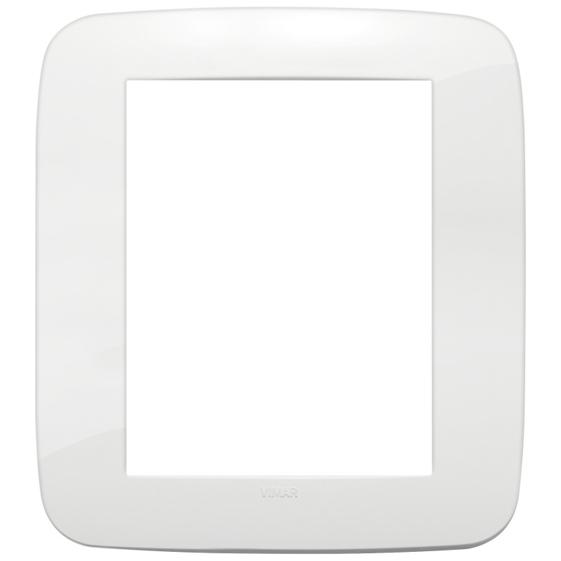 Placca Round 8M bianco - Vimar 19698.84