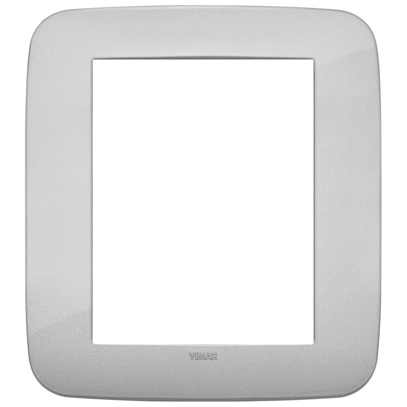 Placca Round 8M silver - Vimar 19698.89