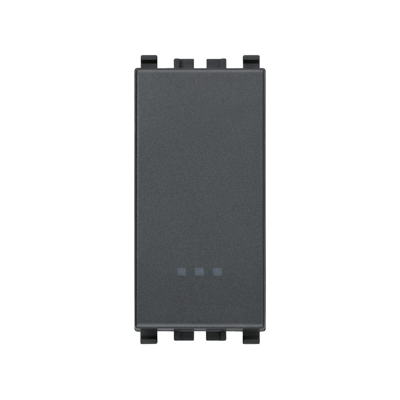 Pulsante 1P NC 10A grigio - Vimar 20010
