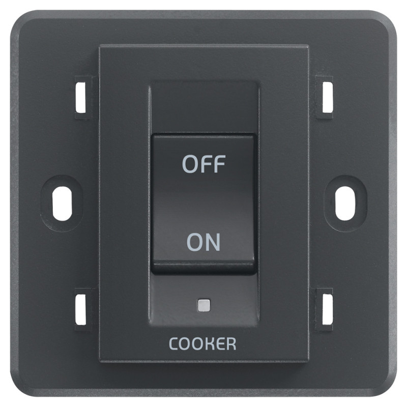 Interruttore 2P 45A COOKER 3M grigio - Vimar 20018.CK
