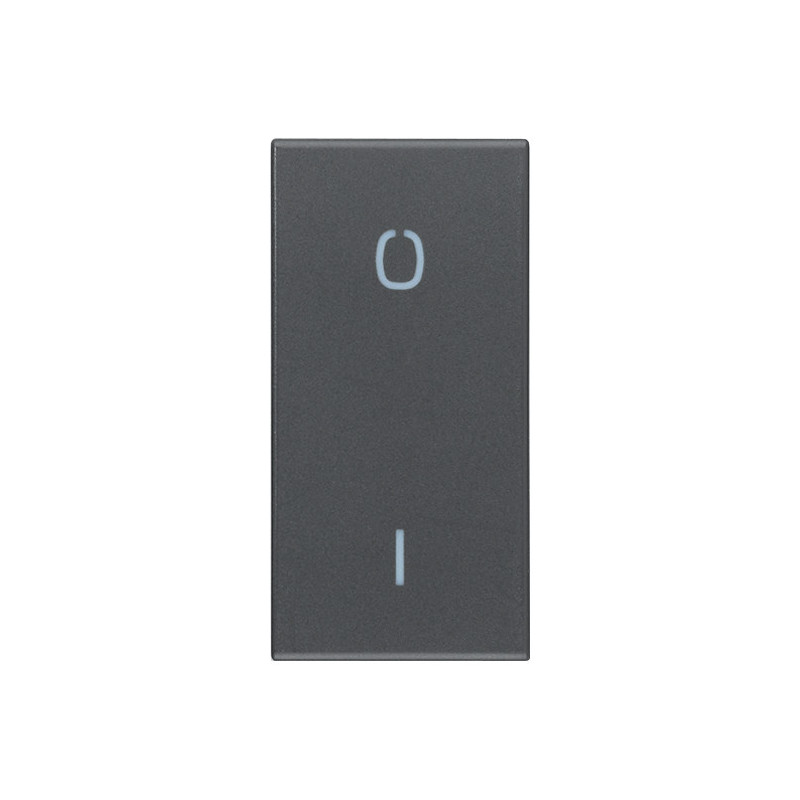 Tasto 1M simbolo O I grigio - Vimar 20021.99