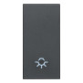 Tasto 1M simbolo luce grigio - Vimar 20021.L