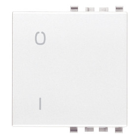 Tasto 2M simbolo O I bianco - Vimar 20022.99.B