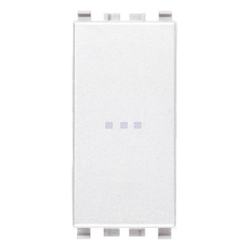 Deviatore 1P 16AX assiale bianco - Vimar 20105.B