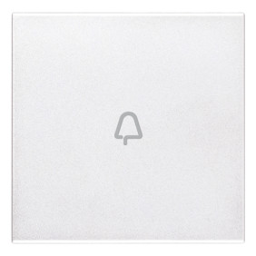 Tasto 2M simb. campanello assiale bianco - Vimar 20132.C.B