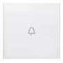 Tasto 2M simb. campanello assiale bianco - Vimar 20132.C.B