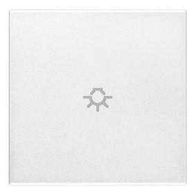 Tasto 2M simbolo luce assiale bianco - Vimar 20132.L.B