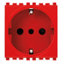 Presa 2P+T 16A P30 rosso - Vimar 20209.R