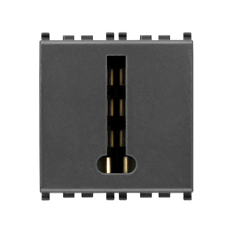 Presa telefonica 8P francese grigio - Vimar 20327