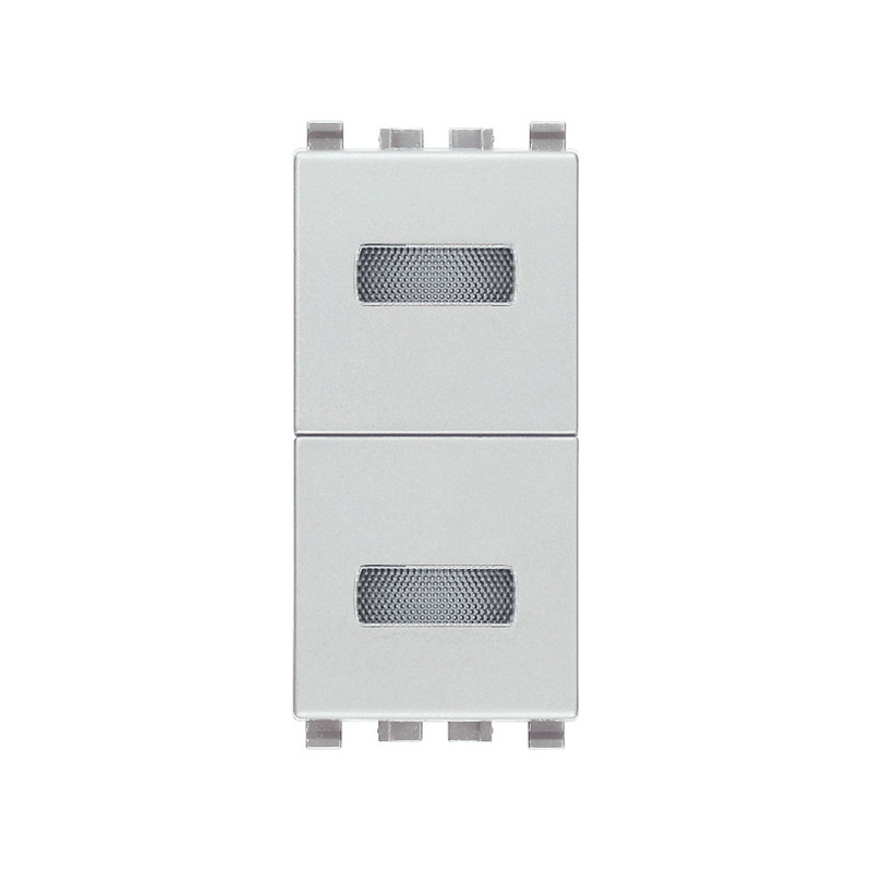 Doppia spia neutra Next - Vimar 20388.N