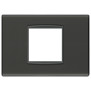 Placca Classic 2M centr Reflex antracite - Vimar 20652.42