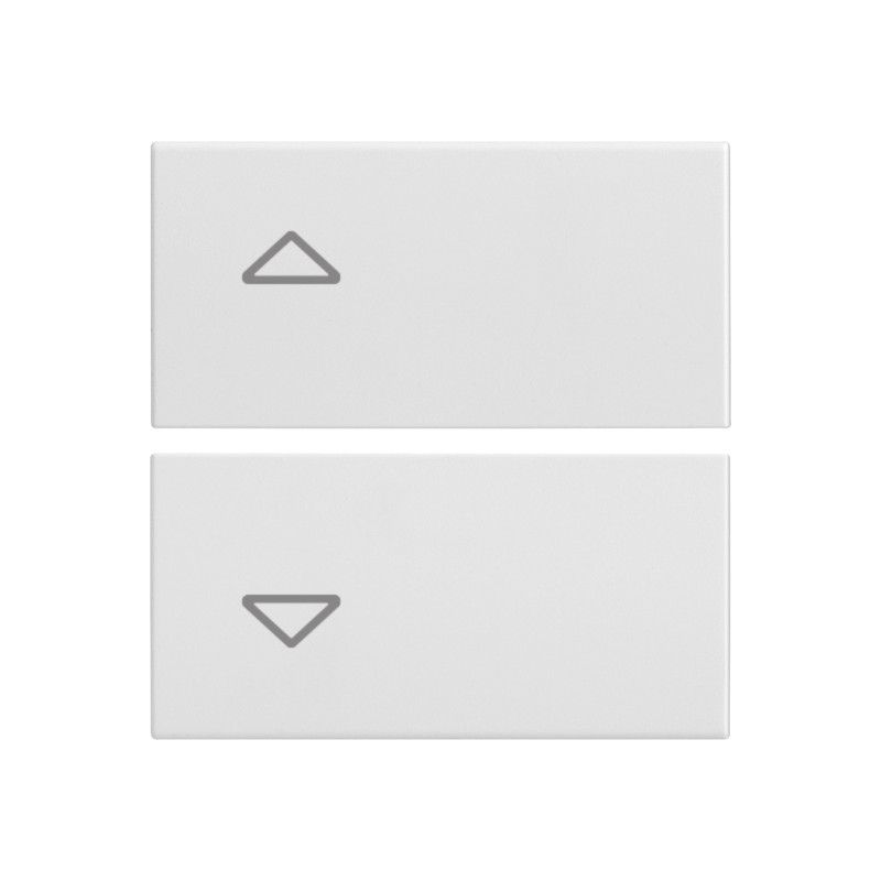 Due mezzi tasti 2M simboli frecce bianco - Vimar 20752.2.B