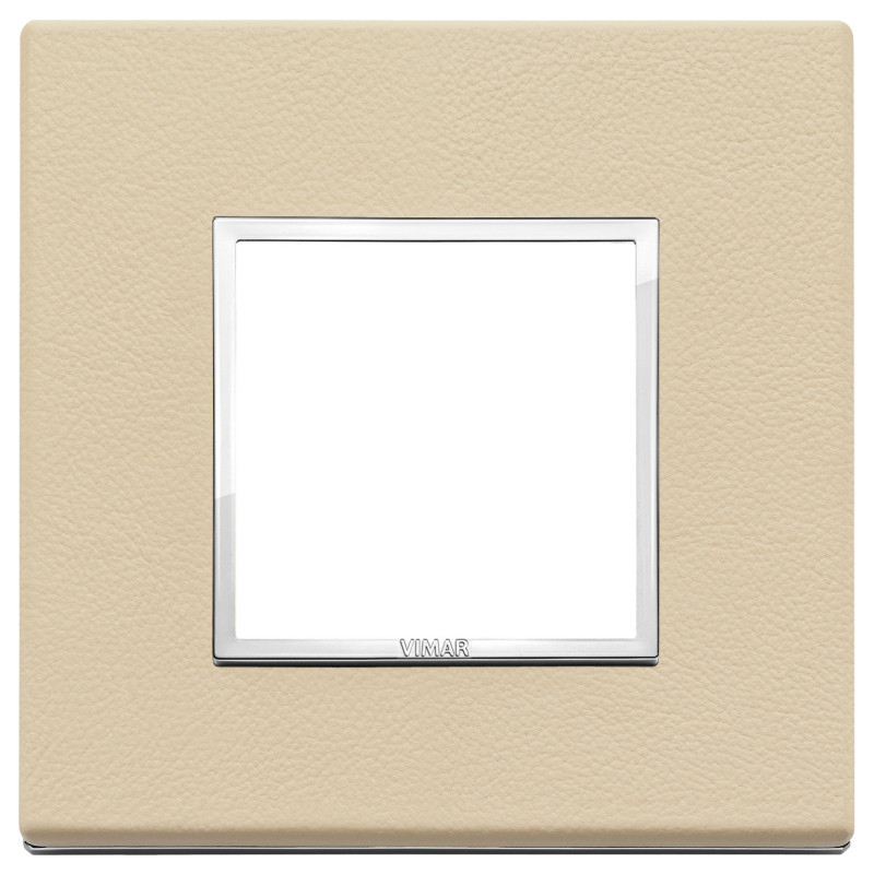 Placca 2M crema - Vimar 21642.21