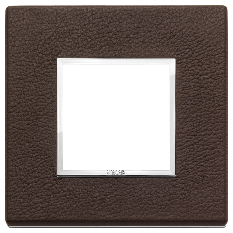 Placca 2M tabacco - Vimar 21642.22