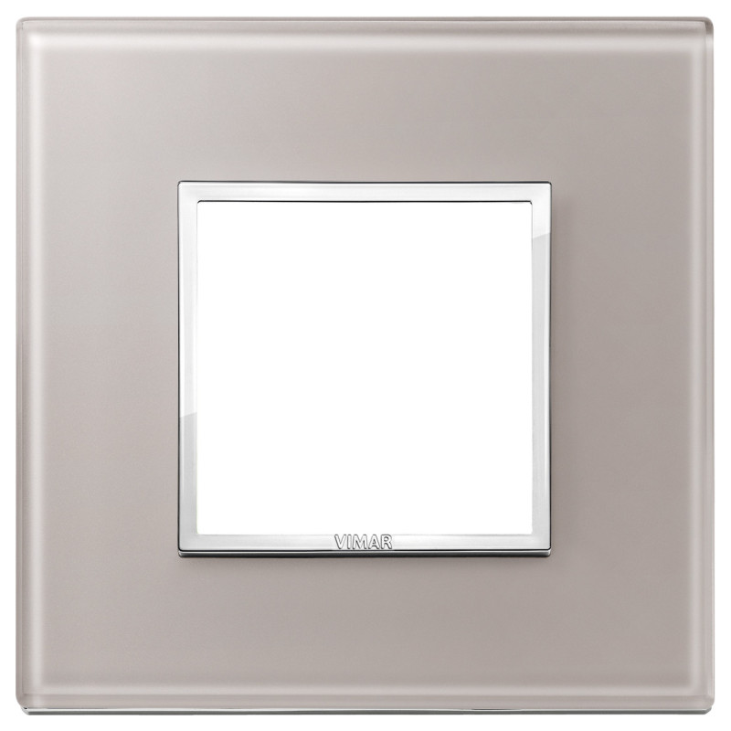 Placca 2M grigio perla - Vimar 21642.73
