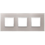 Placca 6M (2+2+2) int71 grigio perla - Vimar 21644.73
