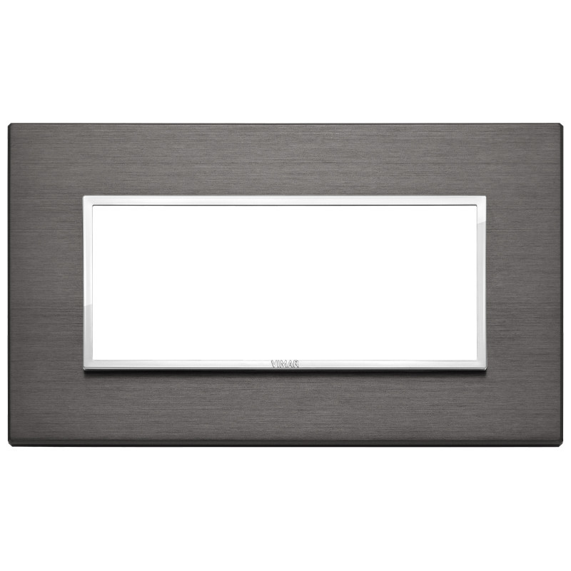 Placca 5M BS grigio lava - Vimar 21649.03