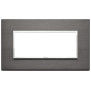 Placca 5M BS grigio lava - Vimar 21649.03