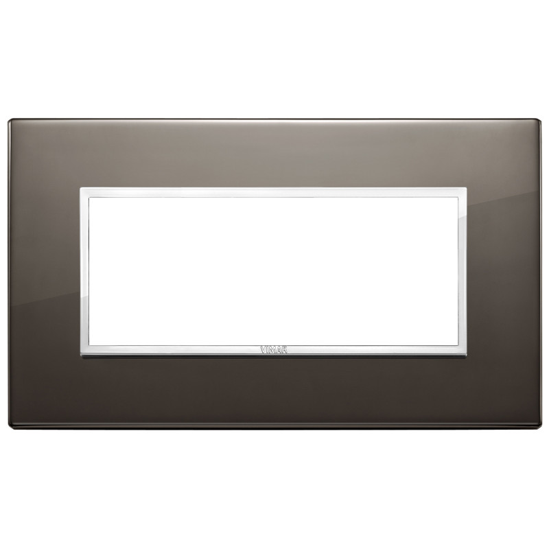 Placca 5M BS nero zaffiro - Vimar 21649.06