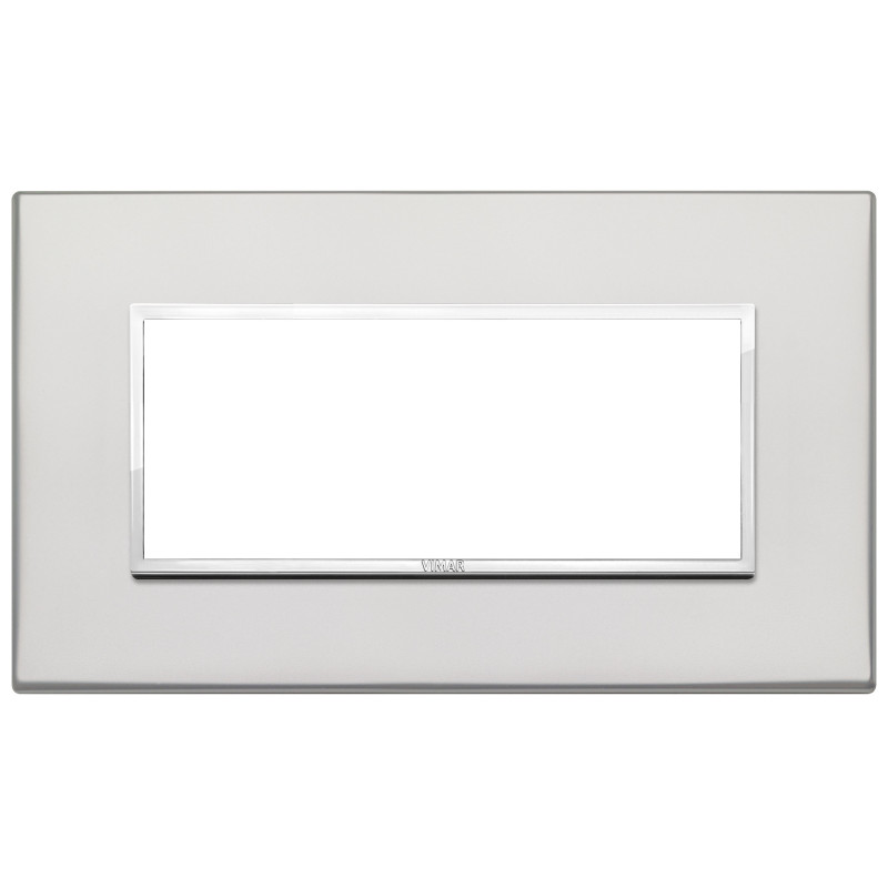 Placca 5M BS argento - Vimar 21649.07.01