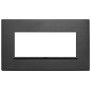 Placca 5M BS nero totale - Vimar 21649.18