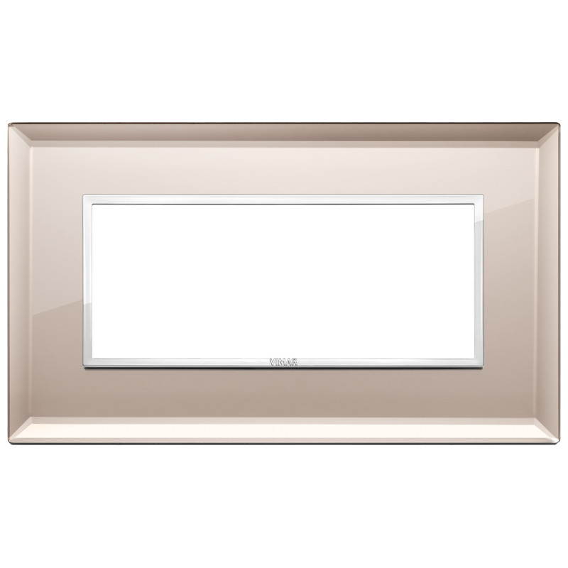 Placca 5M BS specchio bronzato - Vimar 21649.75
