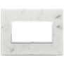 Placca 4M bianco di Carrara - Vimar 21654.51