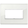 Placca 4M bianco diamante - Vimar 21654.70