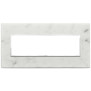 Placca 7M bianco di Carrara - Vimar 21657.51