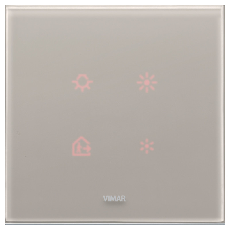 Placca 2M grigio perla - Vimar 21662.73