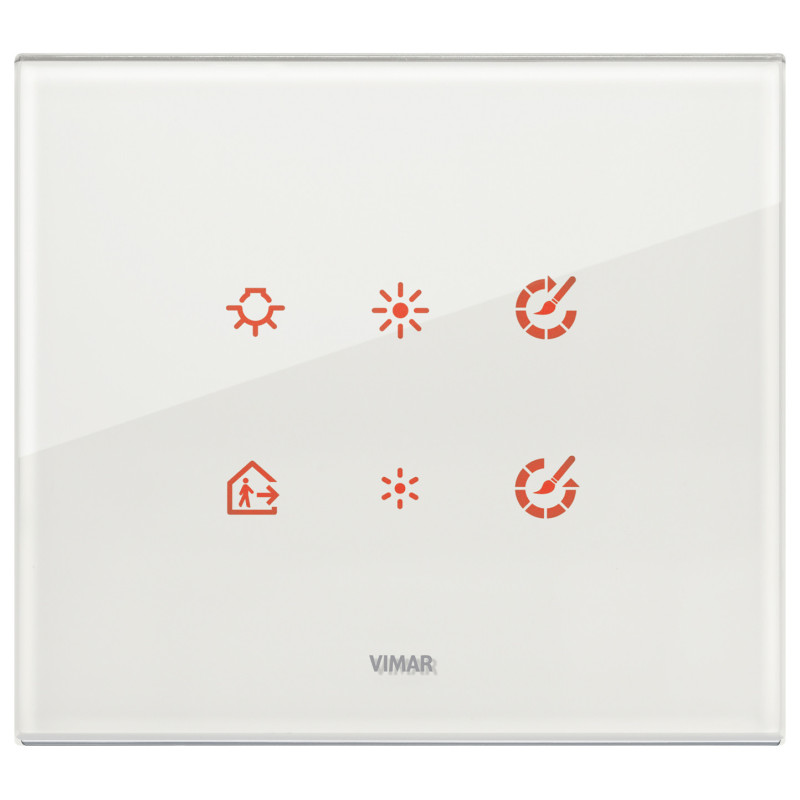 Placca 3M bianco diamante - Vimar 21663.70