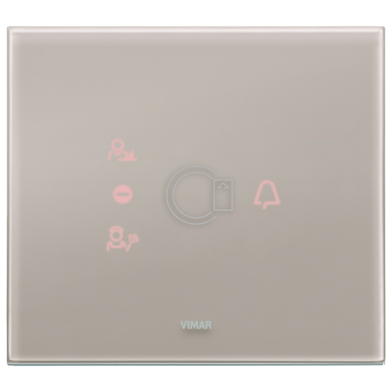 Placca 3M transponder grigio perla - Vimar 21666.73