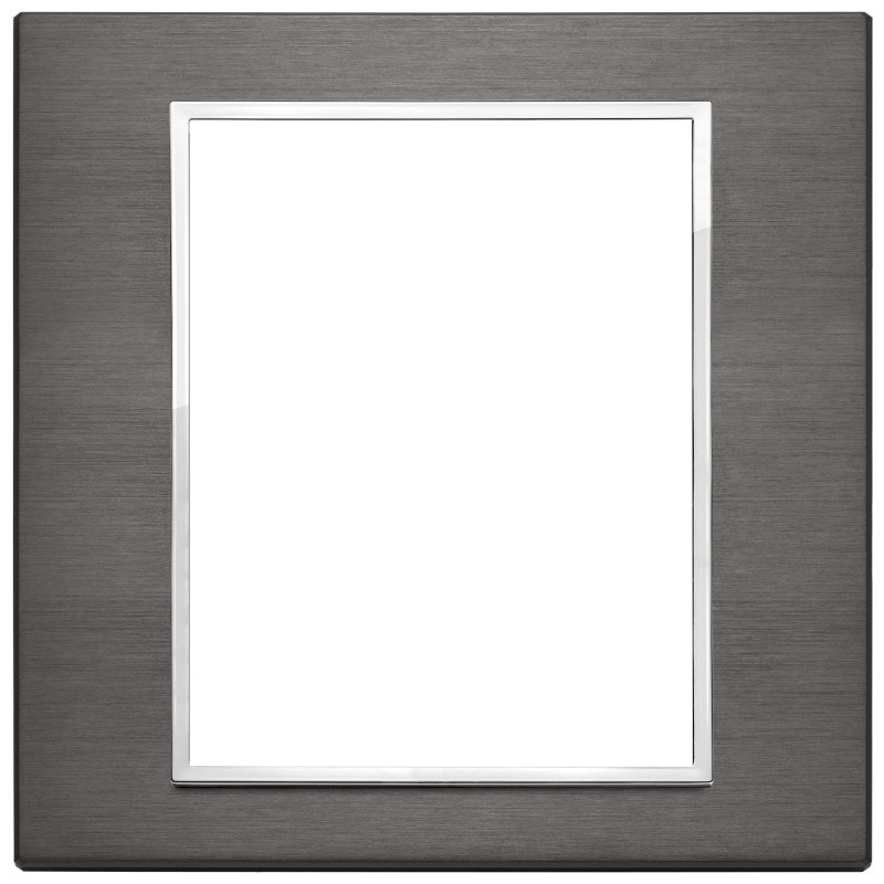 Placca 8M grigio lava - Vimar 21668.03