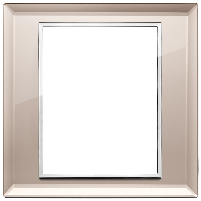 Placca 8M specchio bronzato - Vimar 21668.75