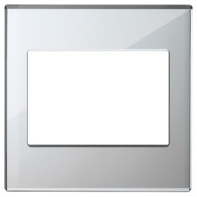 Placca 3M BS argento ghiaccio - Vimar 22648.75