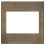 Placca 3M BS bronzo antico spazzolato - Vimar 22648.87