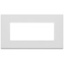 Placca 5M BS bianco matt - Vimar 22649.01