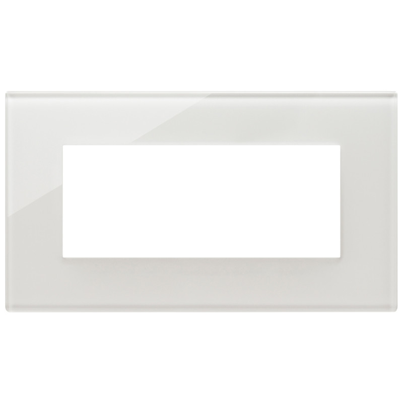 Placca 5M BS bianco latte - Vimar 22649.71