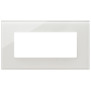 Placca 5M BS bianco latte - Vimar 22649.71
