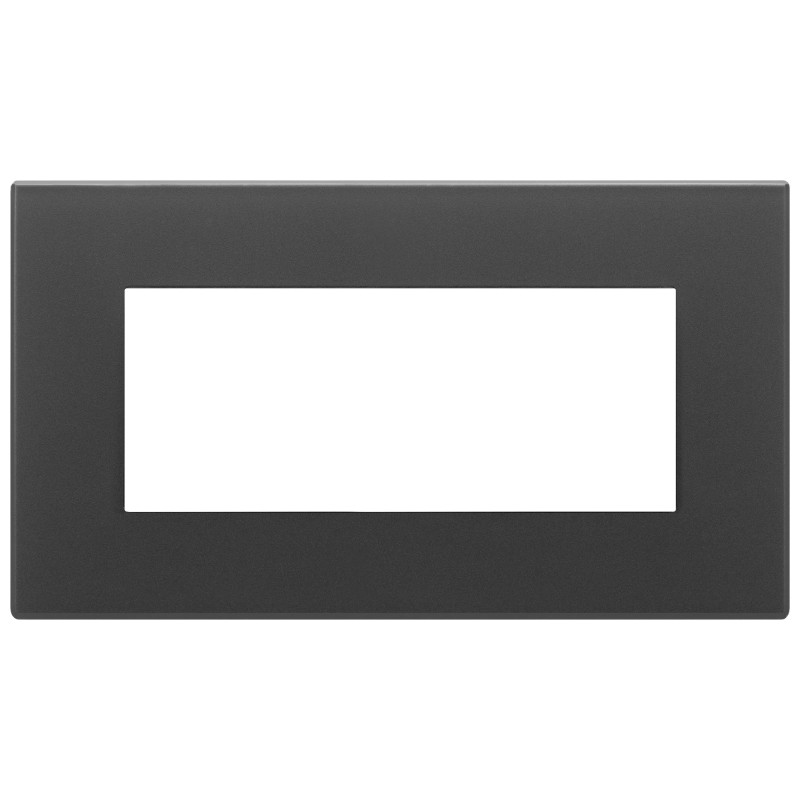 Placca 5M BS nero satinato - Vimar 22649.73