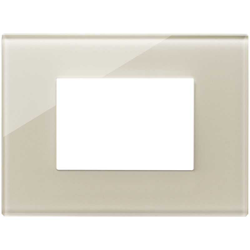 Placca 3M bianco canapa - Vimar 22653.72