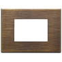 Placca 3M bronzo antico spazzolato - Vimar 22653.87